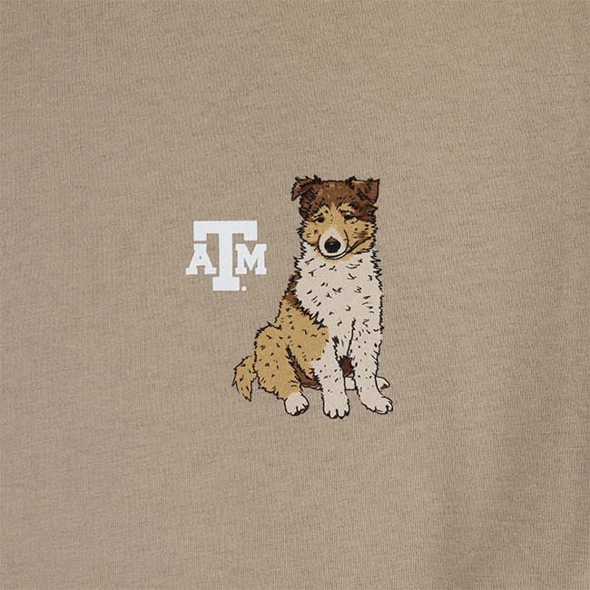 Texas A&M Next Level Apparel Reveille Puppy T-Shirt - Brown - Image 4