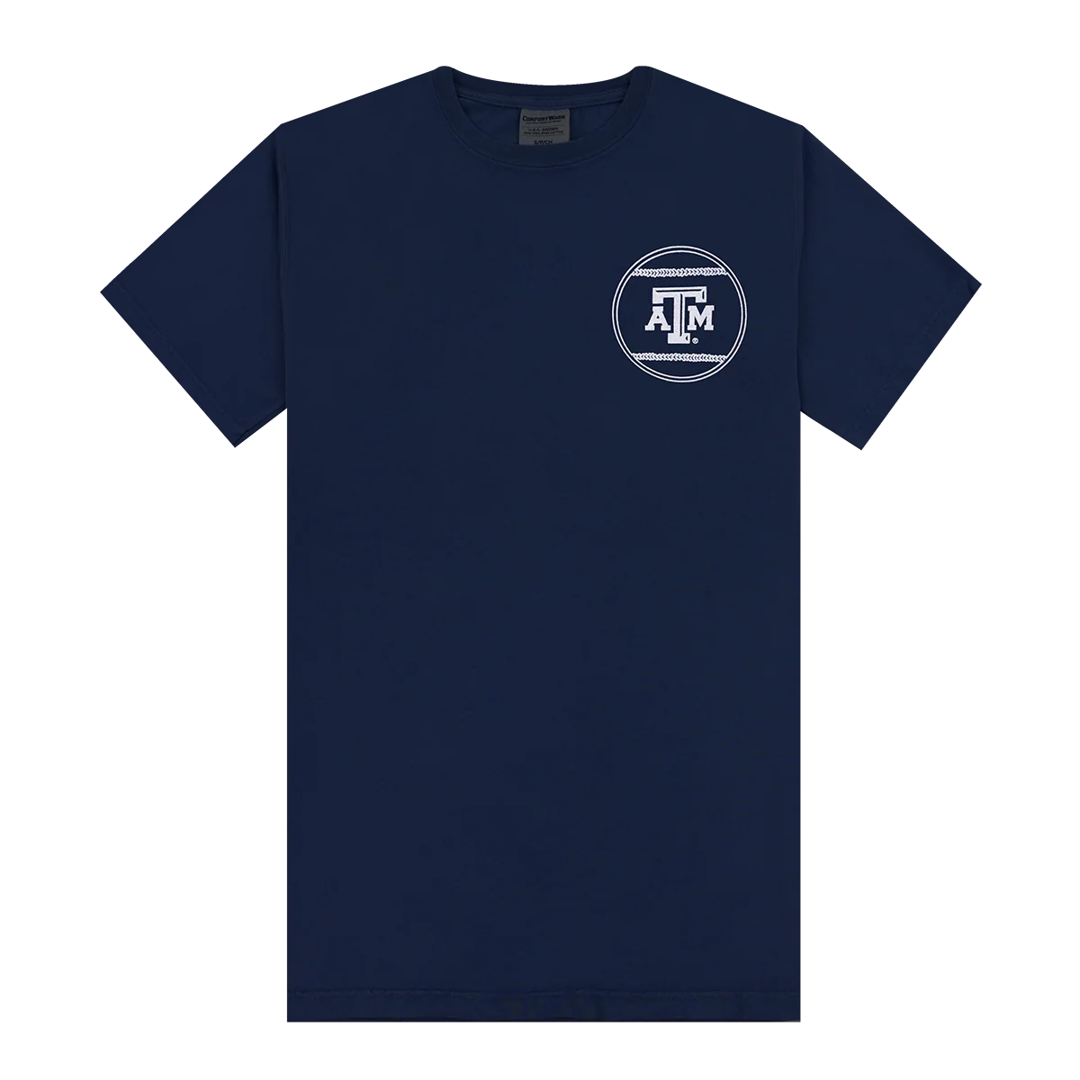 Texas A&M Olsen Field Watercolor T-Shirt - Blue - Image 2