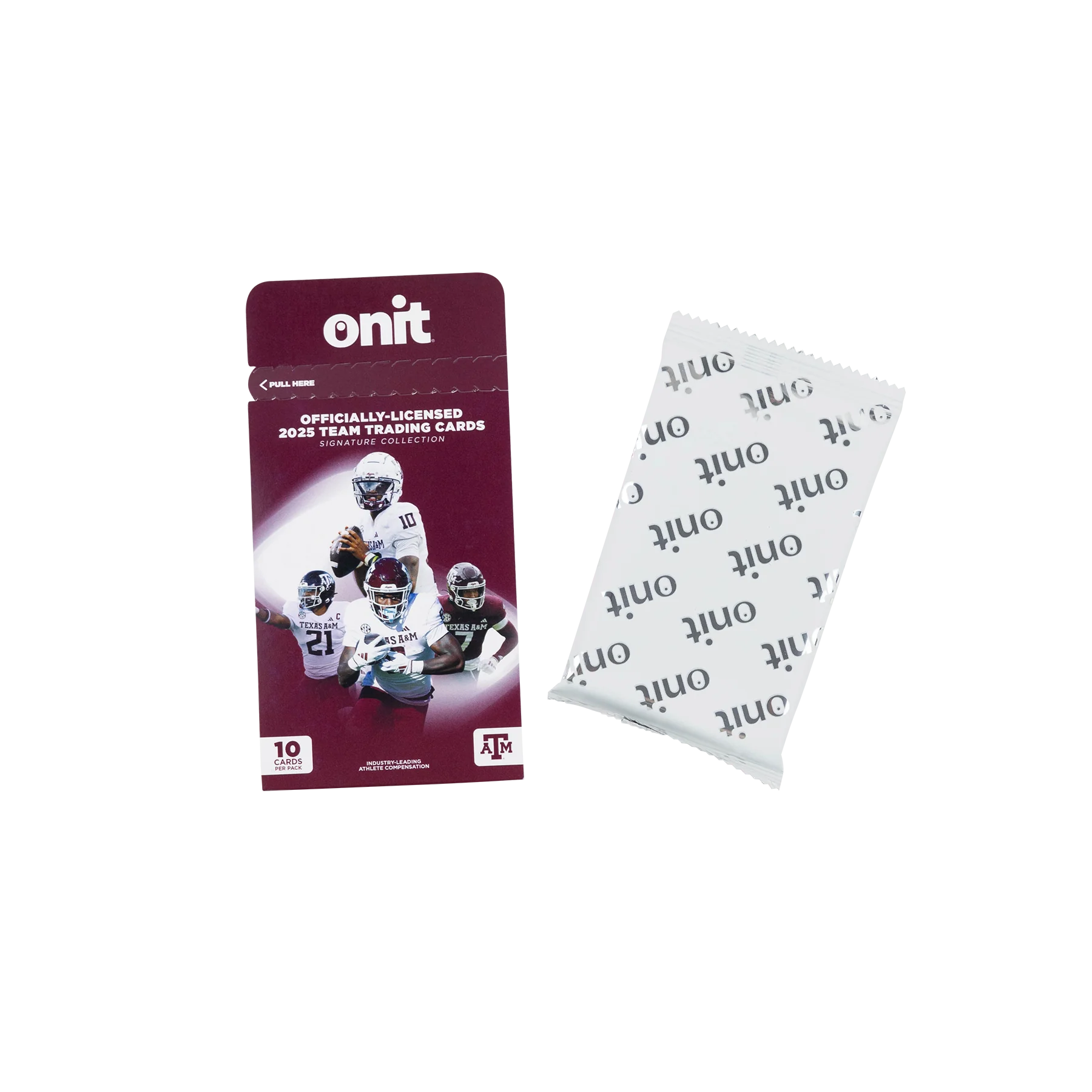 Texas A&M ONIT 2025 Team Pack Football Cards