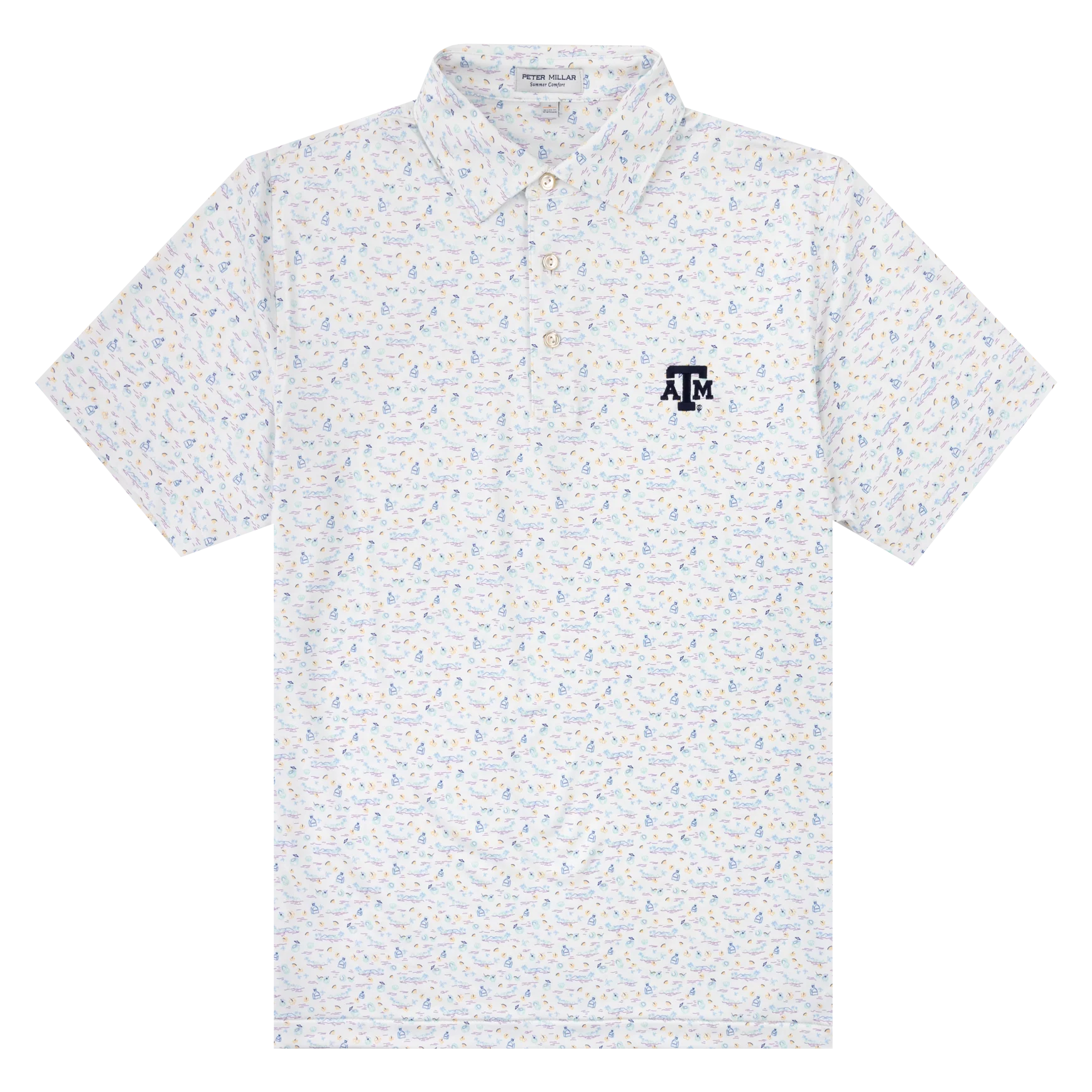Texas A&M Peter Millar 5 O'clock in Fiji Polo