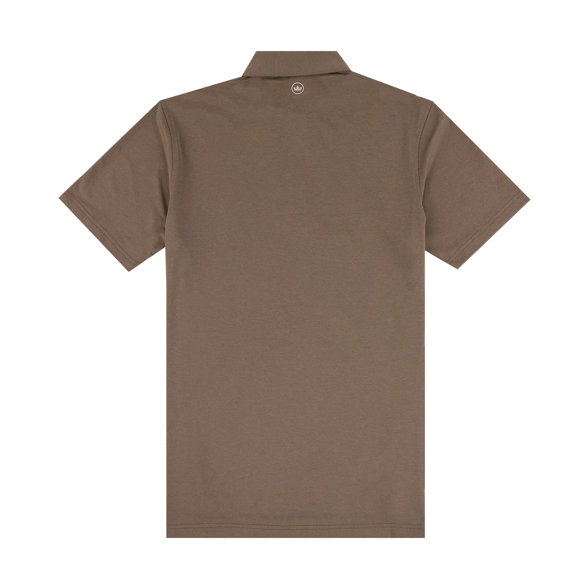 Texas A&M Peter Millar Brown Solid Performance Jersey Polo - Image 5