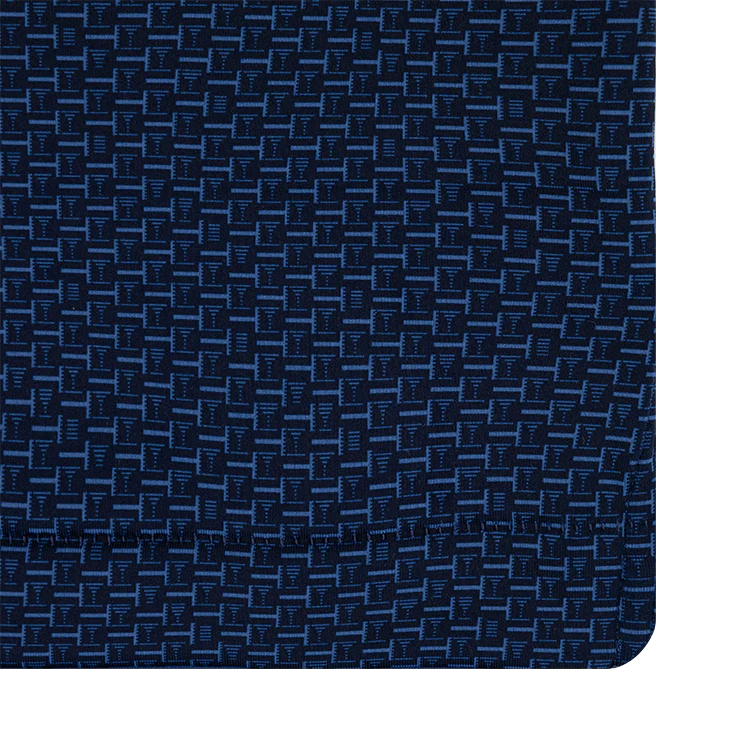 Texas A&M Peter Millar Bunker Bar Performance Polo - Blue - Image 5