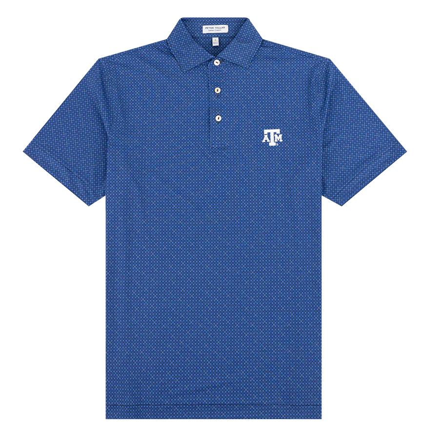 Texas A&M Peter Millar Castellina Performance Jersey Polo