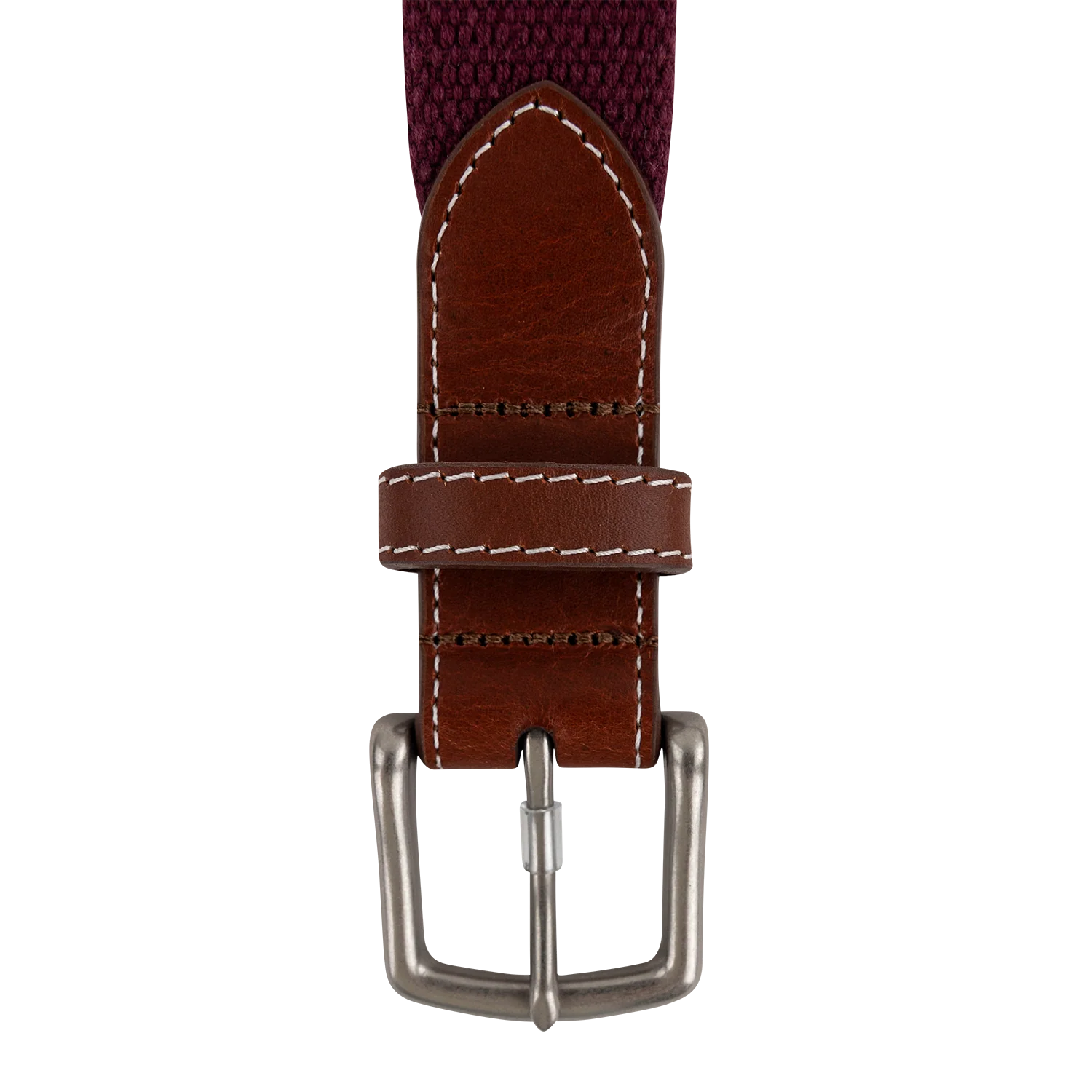 Texas A&M Peter Millar Embroidered Belt - Maroon - Image 3