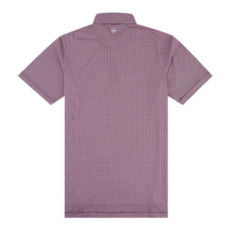 Texas A&M Peter Millar Pattern Performance Polo - Maroon - Image 2
