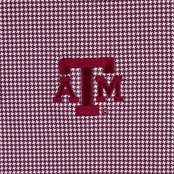 Texas A&M Peter Millar Pattern Performance Polo - Maroon - Image 4