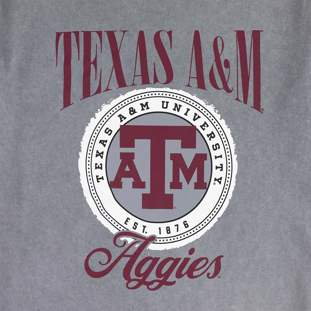 Texas A&M Pressbox Falkland Moonstone T-Shirt - Black - Image 3