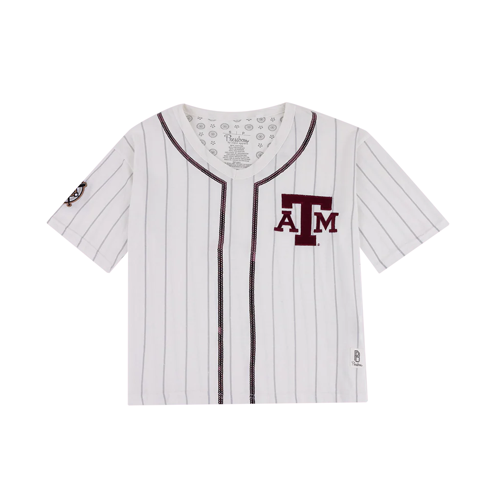 Texas A&M Pressbox Spirit Jersey - White