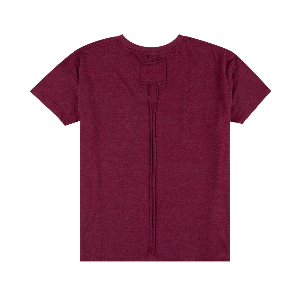 Texas A&M Pressbox Swirl Script Top - Maroon - Image 2