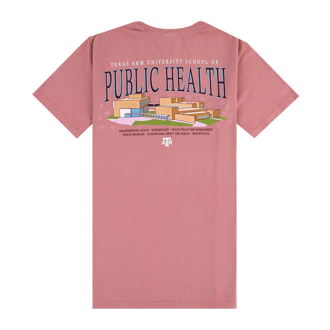 Texas A&M Public Health Cotton T-Shirt - Pink