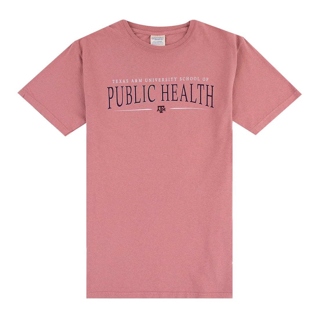 Texas A&M Public Health Cotton T-Shirt - Pink - Image 3