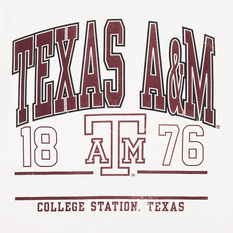 Texas A&M R84 Kicking It Ivory Tee - Image 3