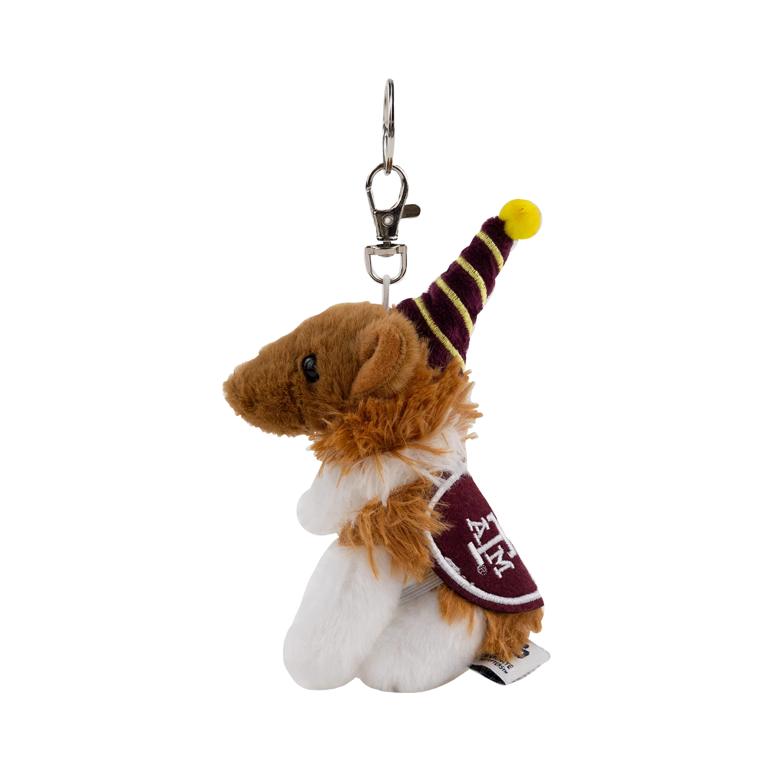 Texas A&M Reveille Birthday Keychain
