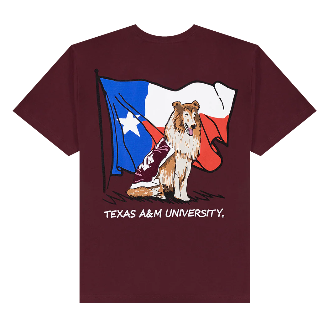 Texas A&M Reveille Flag Youth T-Shirt