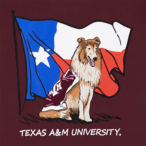 Texas A&M Reveille Flag Youth T-Shirt - Image 2