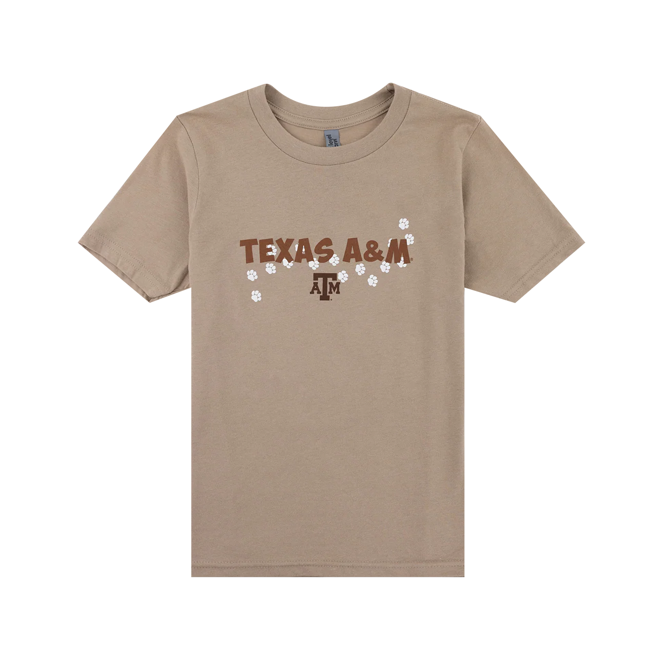 Texas A&M Reveille Puppy Youth T-Shirt - Beige - Image 2