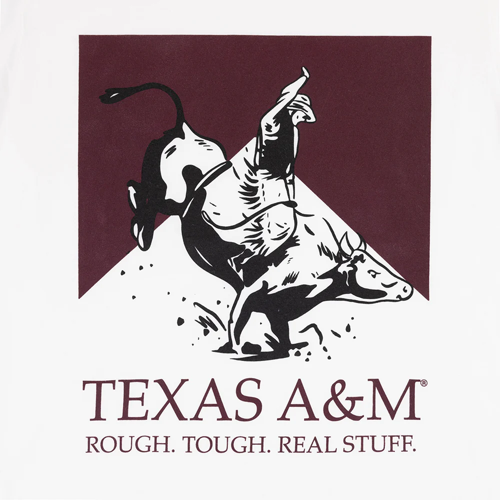 Texas A&M Rough Tough Bull Rider T-Shirt - Image 4