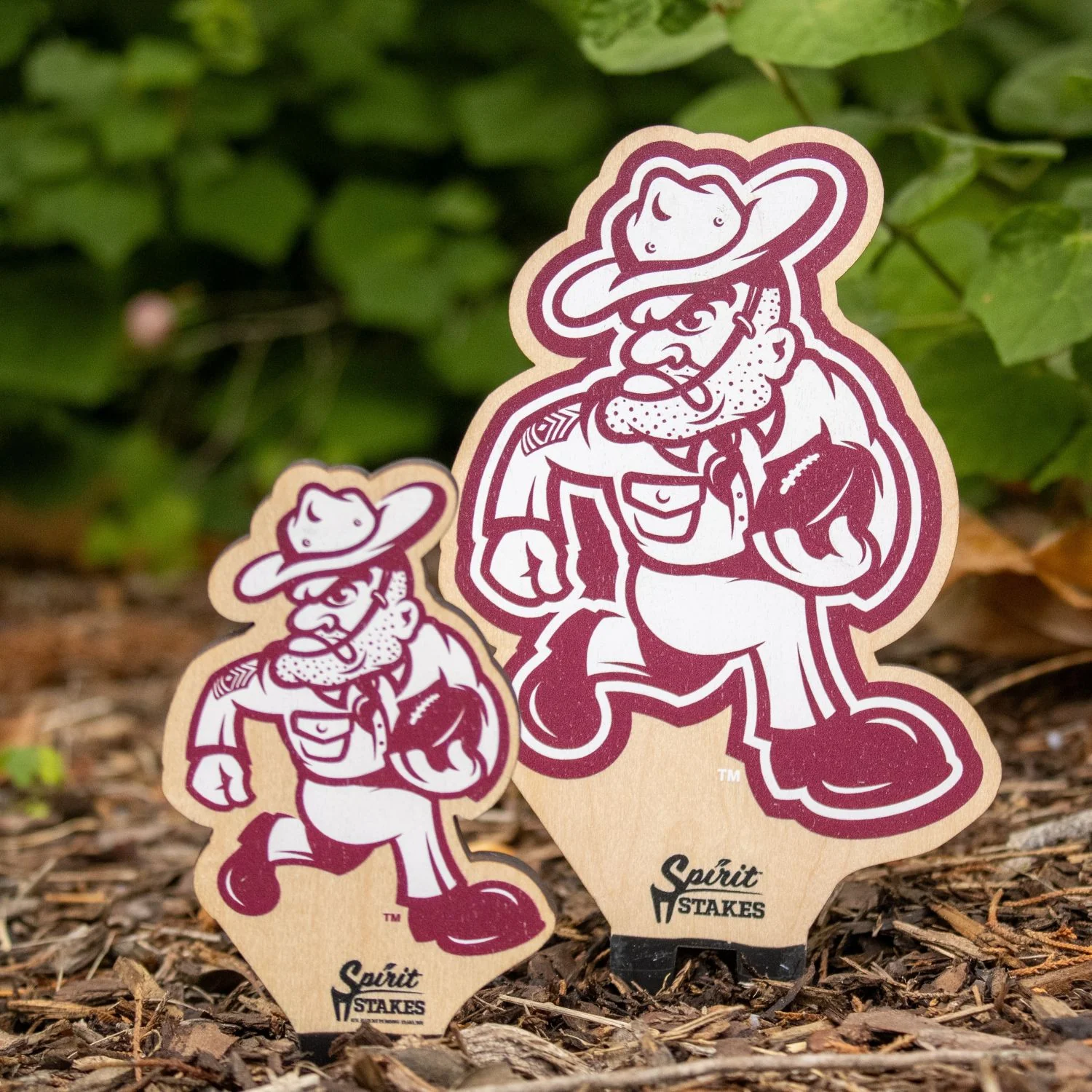 Texas A&M Sarge Football Medium Plant Stake - Image 2