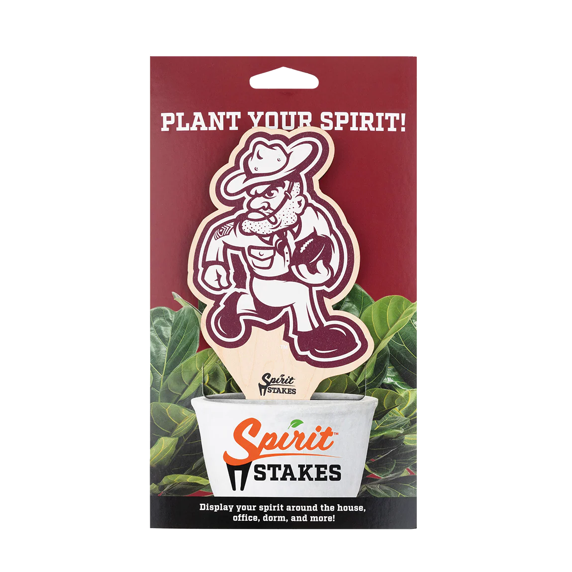 Texas A&M Sarge Football Medium Plant Stake - Image 4