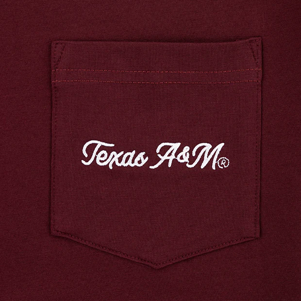 Texas A&M Script Pocket T-shirt - Image 3