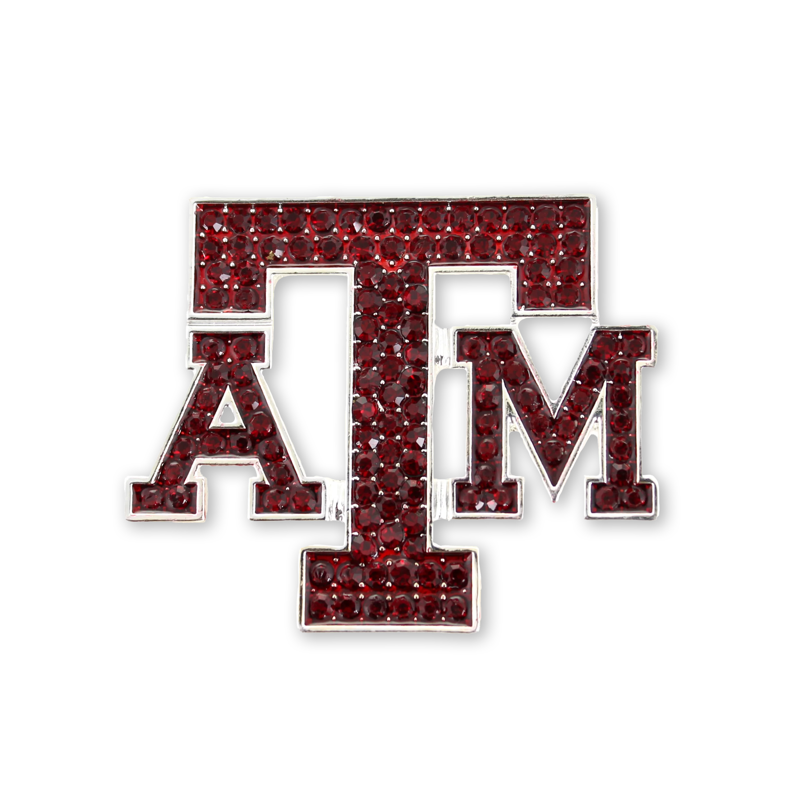 Texas A&M Seasons Jewelry Crystal Logo Pin