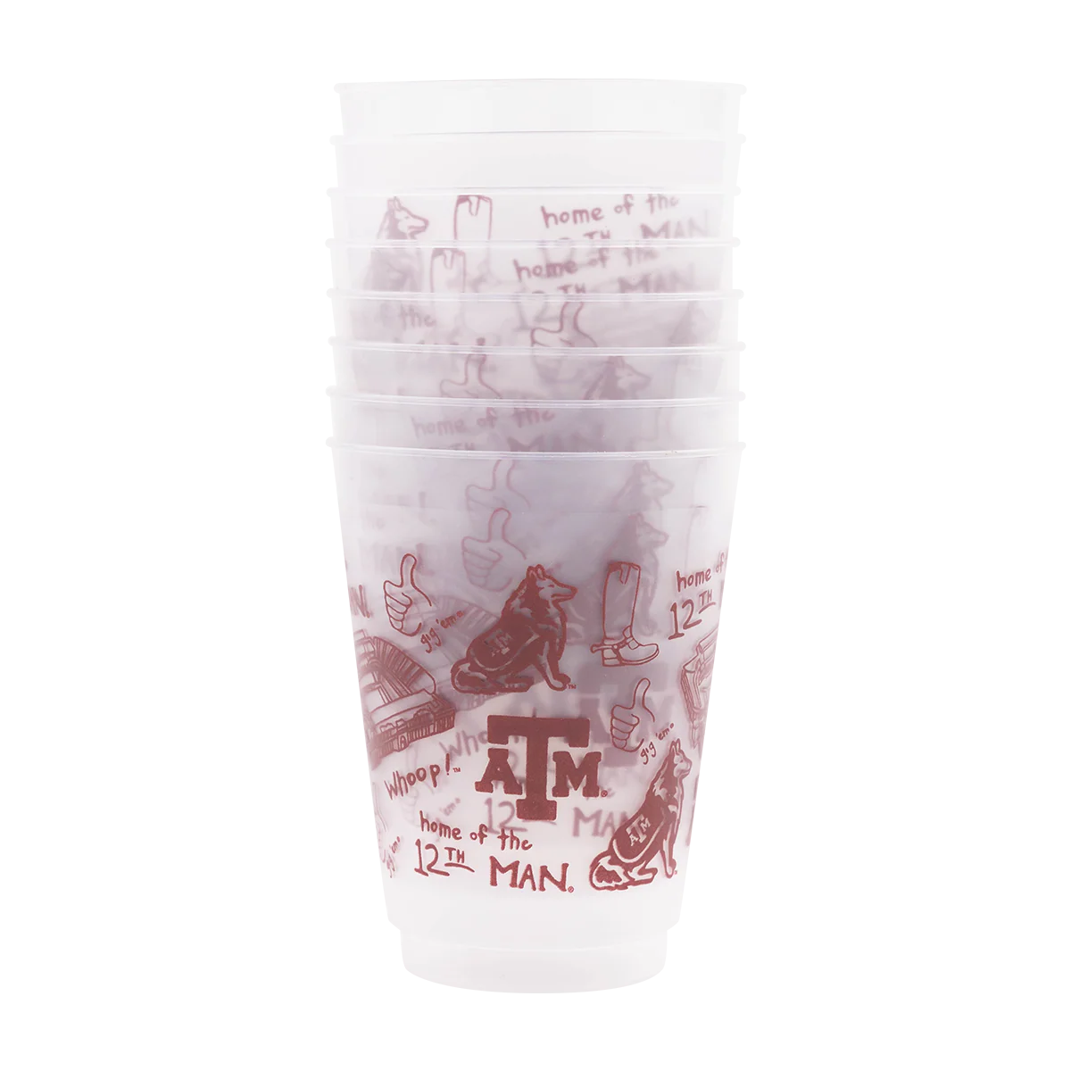 Texas A&M Shatterproof Cups