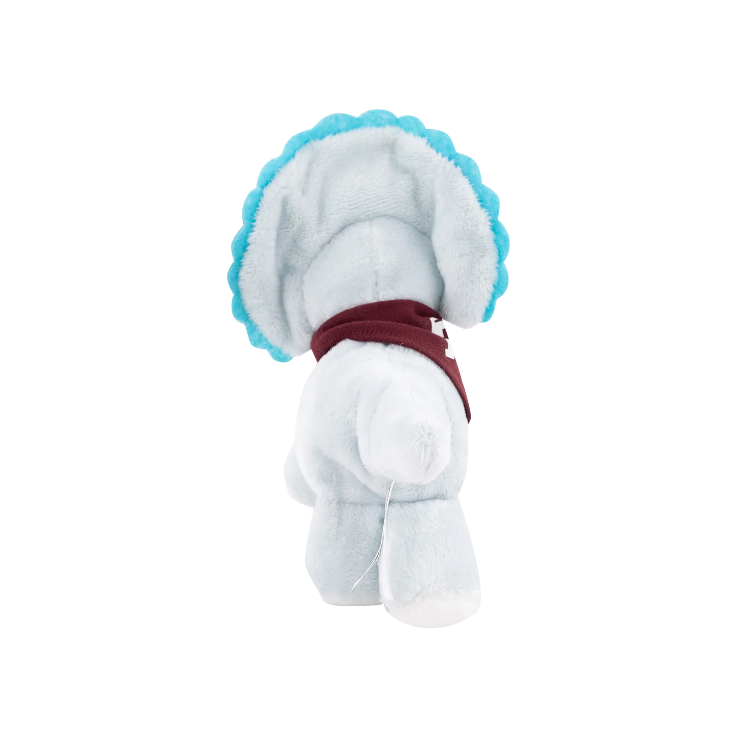 Texas A&M Short Stacks Triceratops Plush Animal with Bandana - Image 3