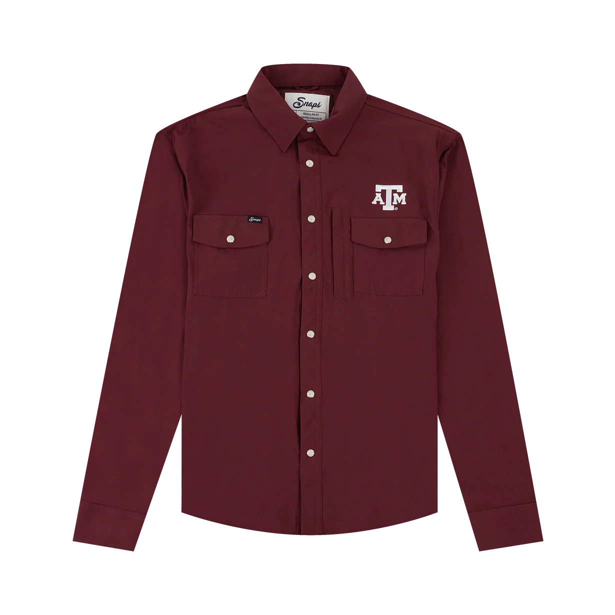Texas A&M Snaps Maroon Long Sleeve Tailgater