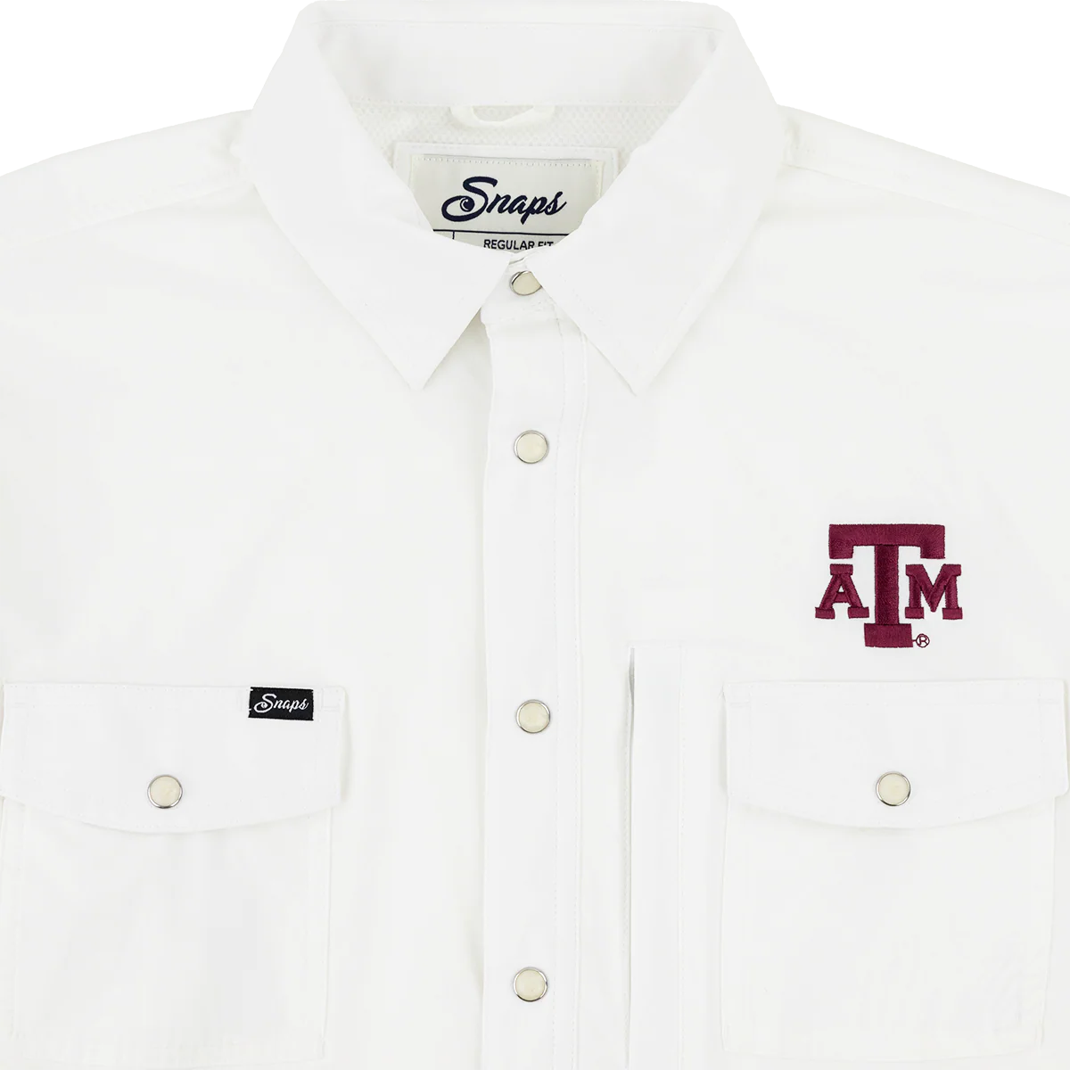 Texas A&M Snaps White Long Sleeve Tailgater - Image 2