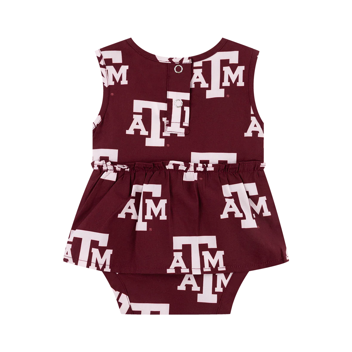 Texas A&M Stewart Simmons Poplin Onesie Dress - Image 2