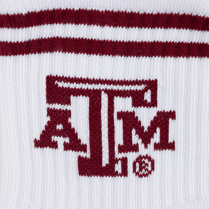 Texas A&M Strideline Half Calf 2 Pack Socks - Maroon - Image 2