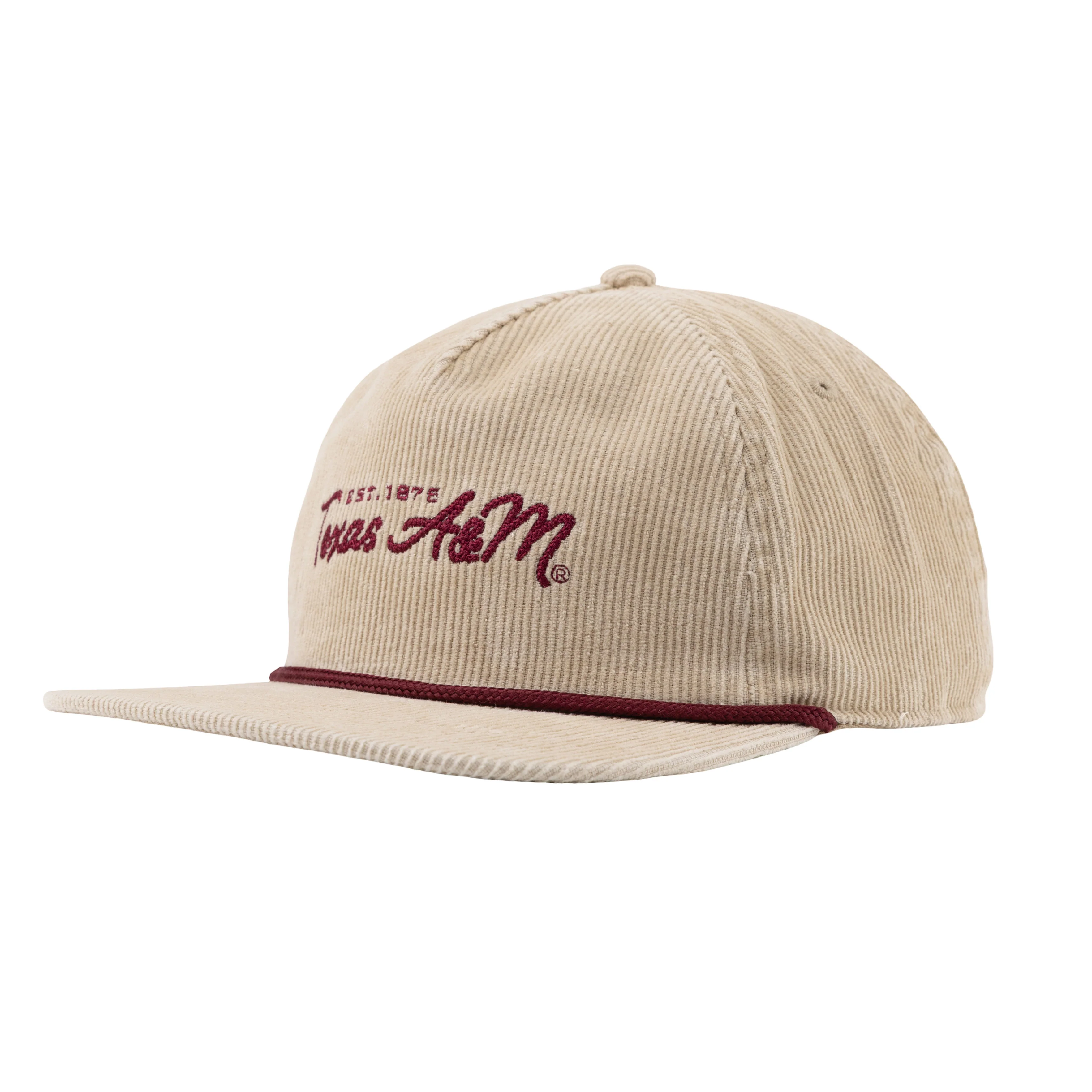 Texas A&M Tan Corduroy Rope Hat - Image 2
