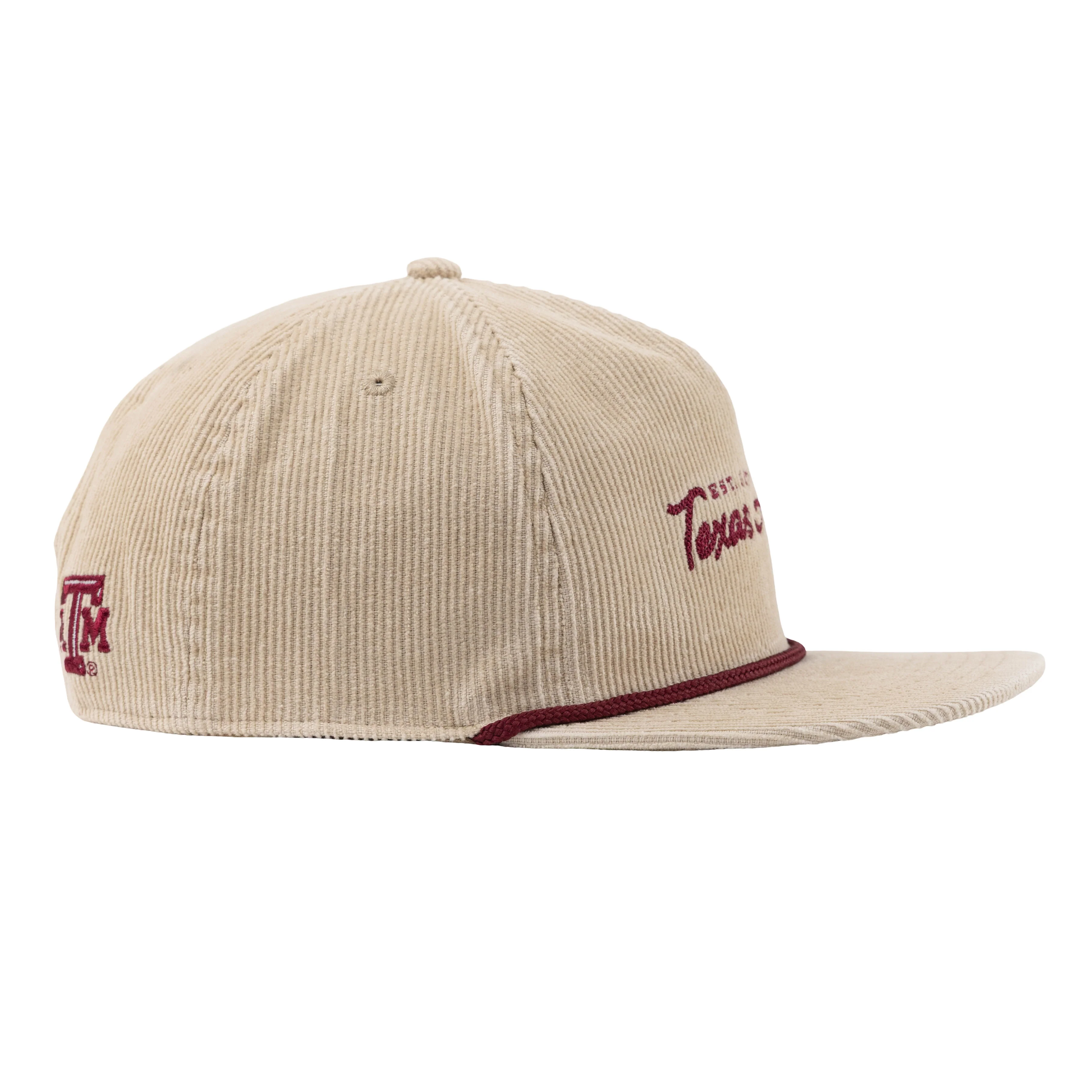 Texas A&M Tan Corduroy Rope Hat - Image 26