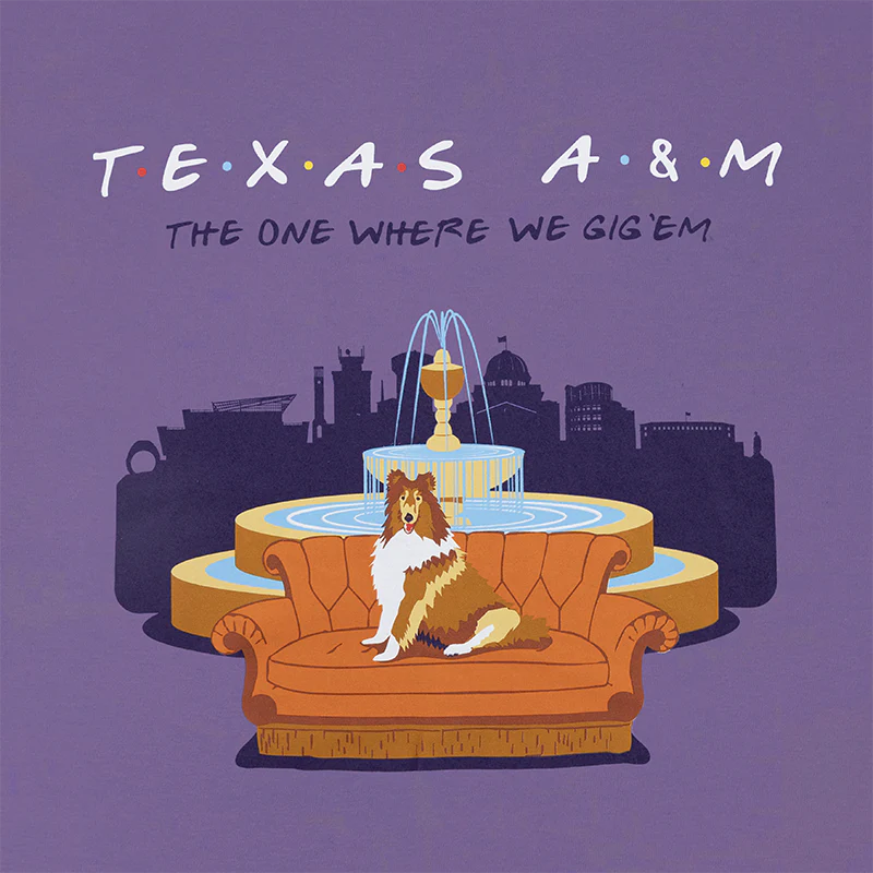 Texas A&M The One Where We Gig 'Em T-Shirt - Image 3