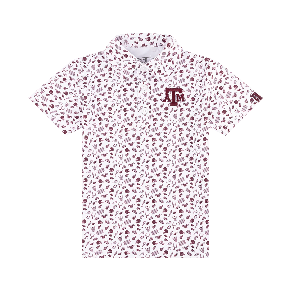 Texas A&M Toddler All Over FB Polo