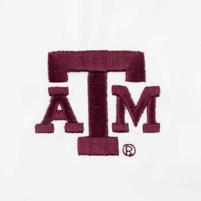 Texas A&M Tommy Bahama Abby Rib Sleeveless Half Zip Vest - Image 2