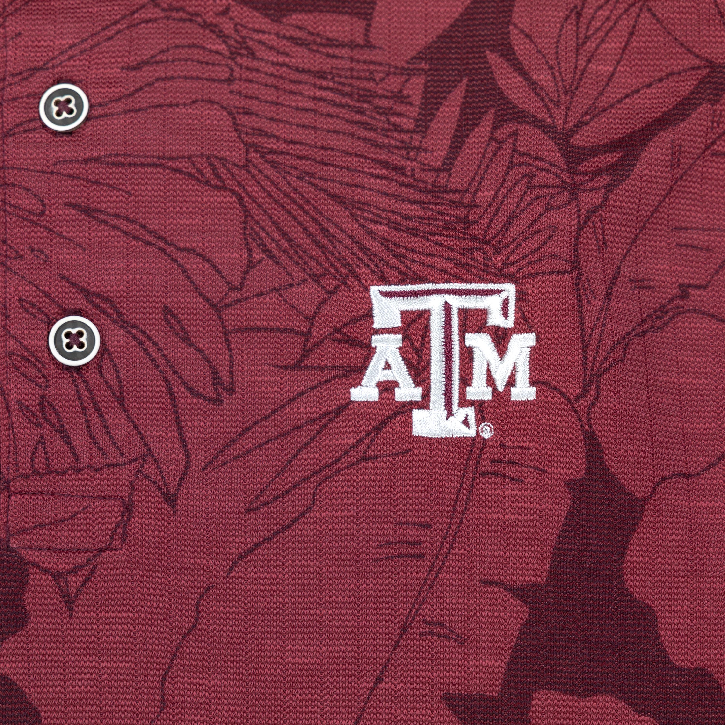 Texas A&M Tommy Bahama Miramar Blooms Polo - Image 3