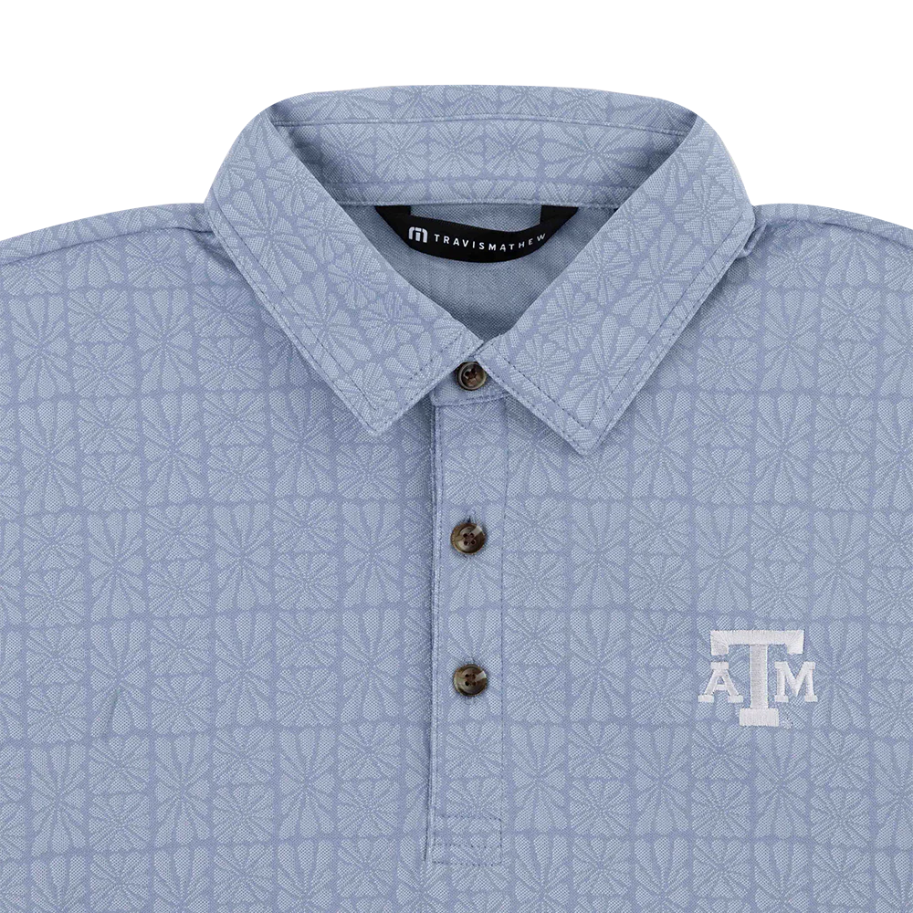 Texas A&M Travis Mathew Cabana Polo - Blue - Image 3
