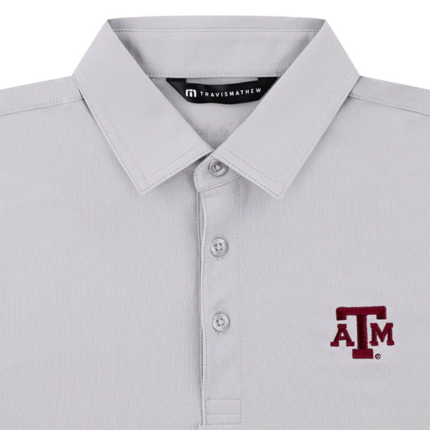 Texas A&M Travis Mathew Featherweight Performance Polo - Image 2