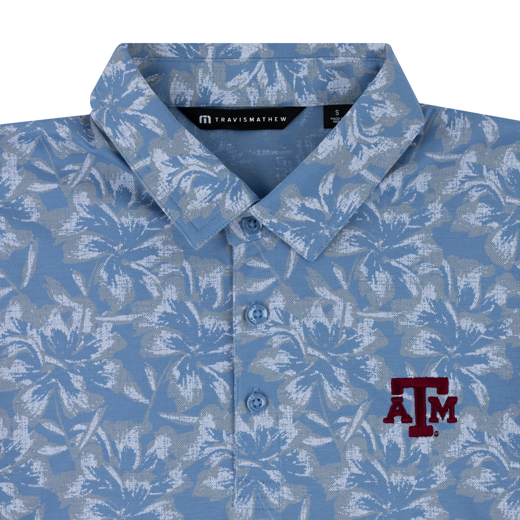 Texas A&M Travis Mathew Five Oh Polo - Image 2