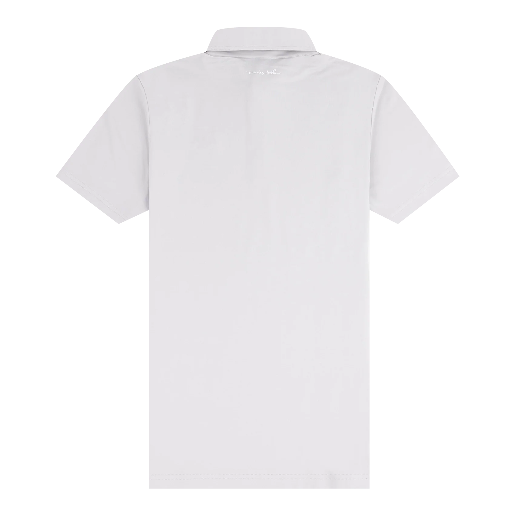 Texas A&M Travis Mathew Gray Performance Feather Weight Polo - Image 4