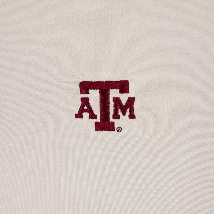 Texas A&M Travis Mathew Polo - Beige - Image 4