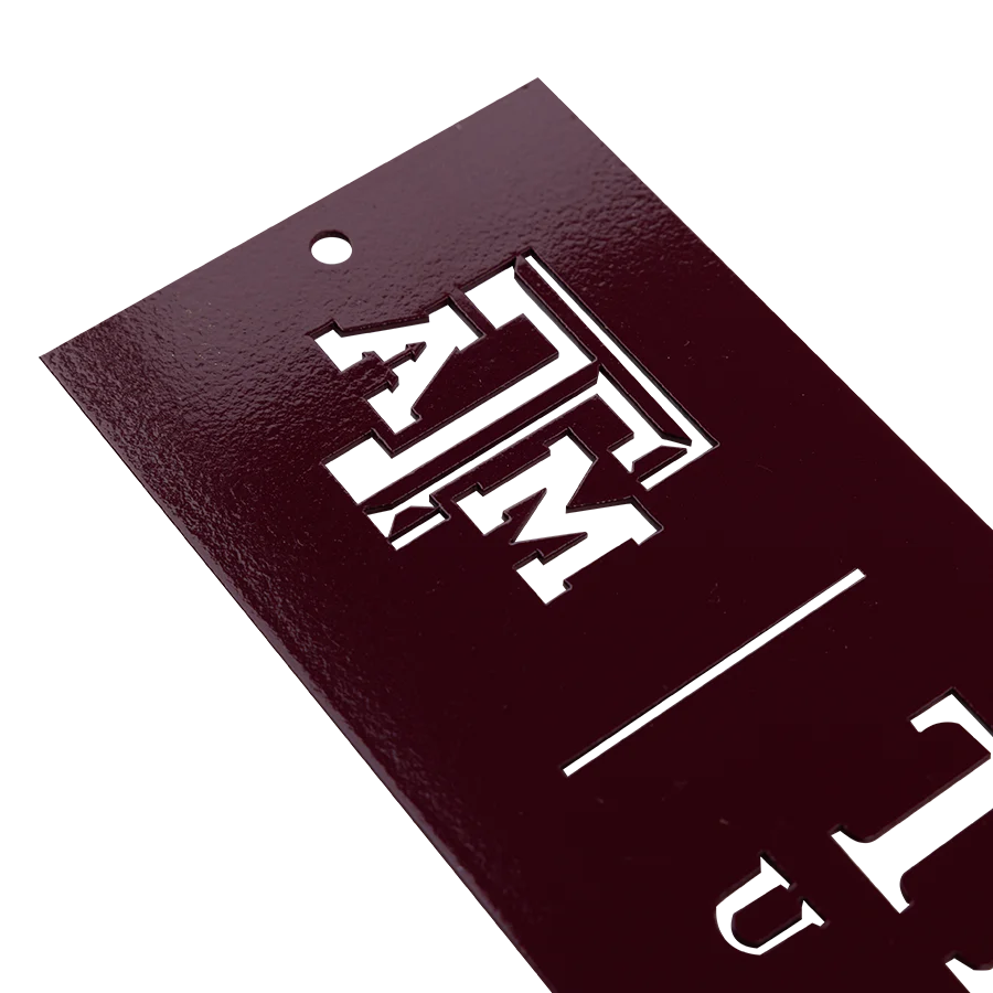 Texas A&M University 12 x 4 Metal Sign - Image 2