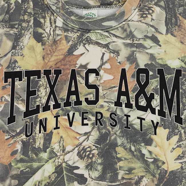 Texas A&M University Camo Crewneck - Image 3
