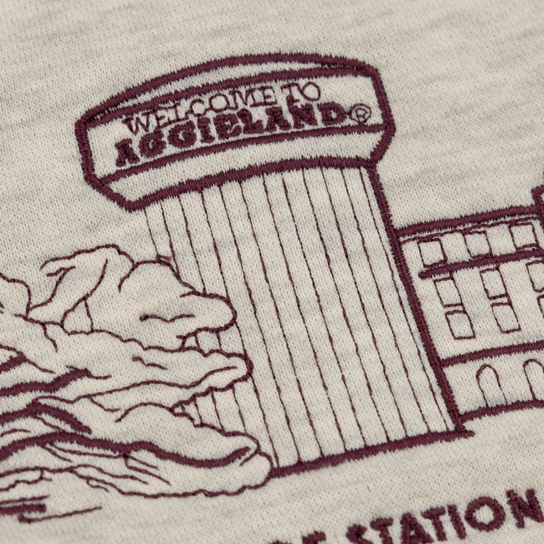 Texas A&M University College Station Skyline Sweatshirt - Image 3