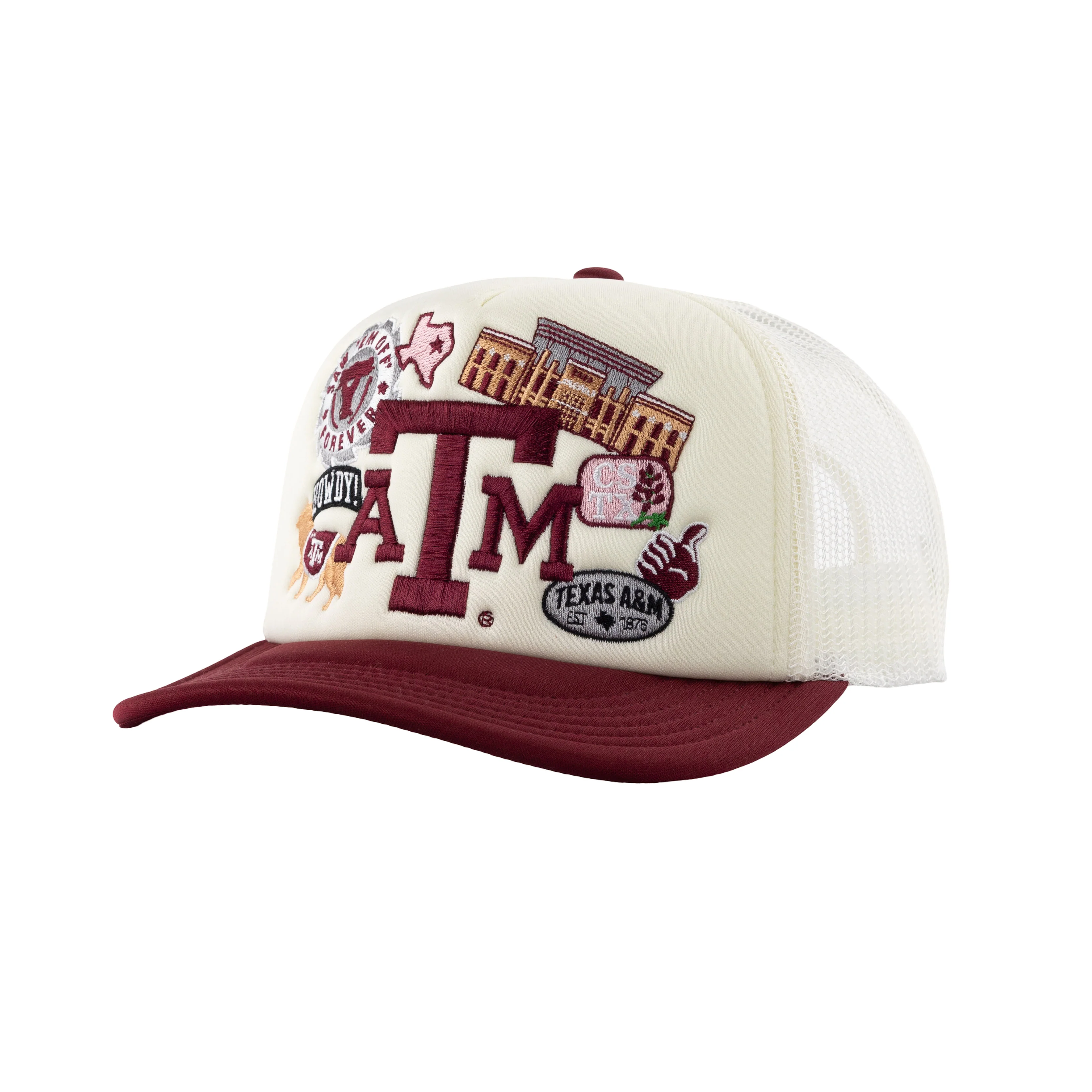 Texas A&M University Collegiate Outfitters All Over Patch Hat