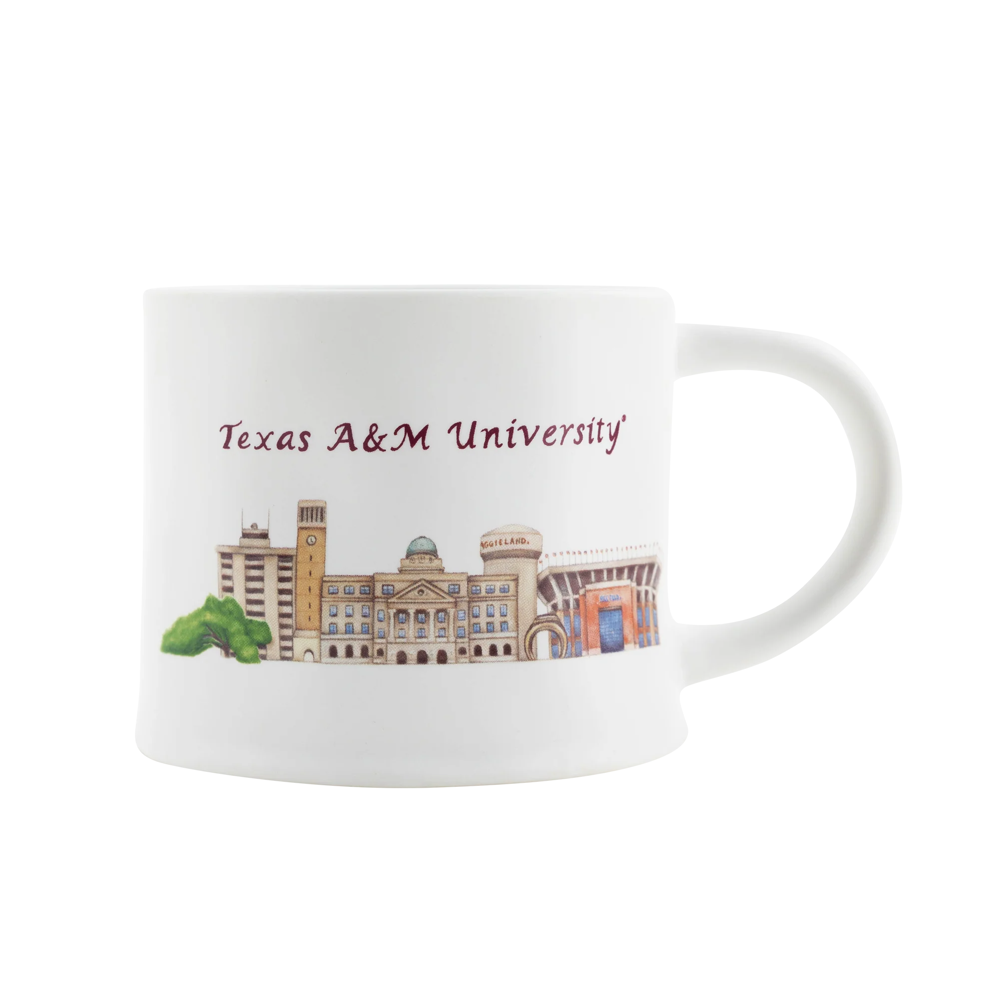 Texas A&M University Skyline Buildings Mug