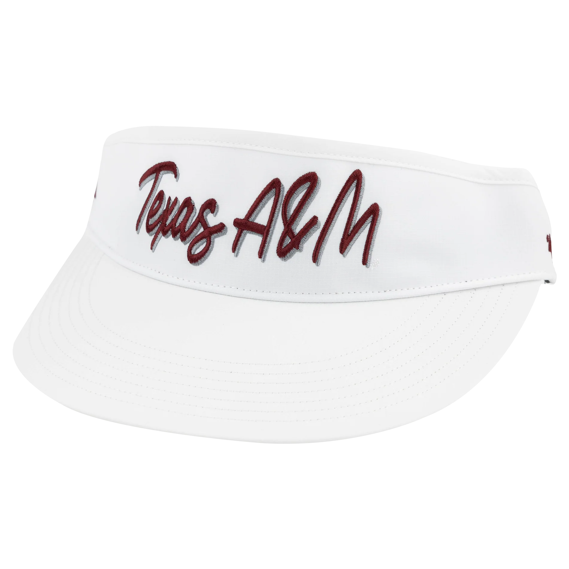 Texas A&M '47 Brand White Melbourne Visor