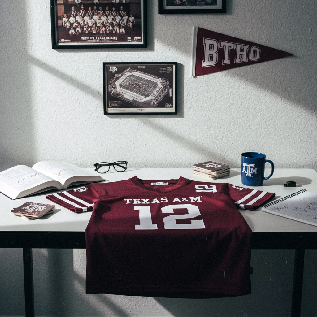 Texas A&M Womens Cut Jersey - Image 2