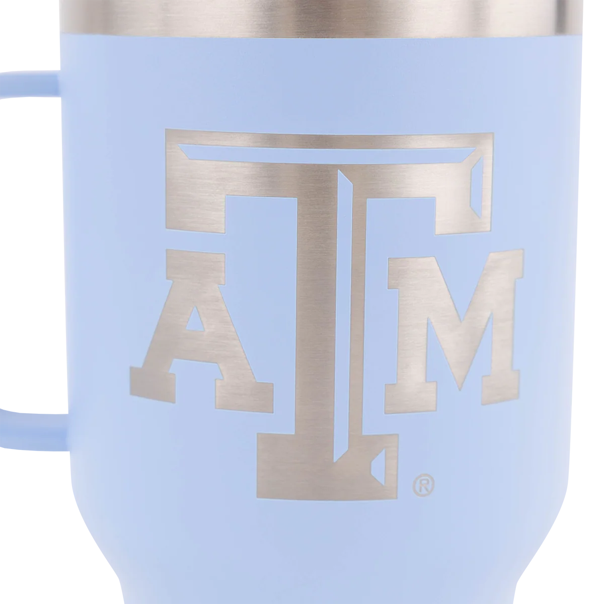Texas A&M Yeti 30oz Travel Mug - Sky Blue - Image 4